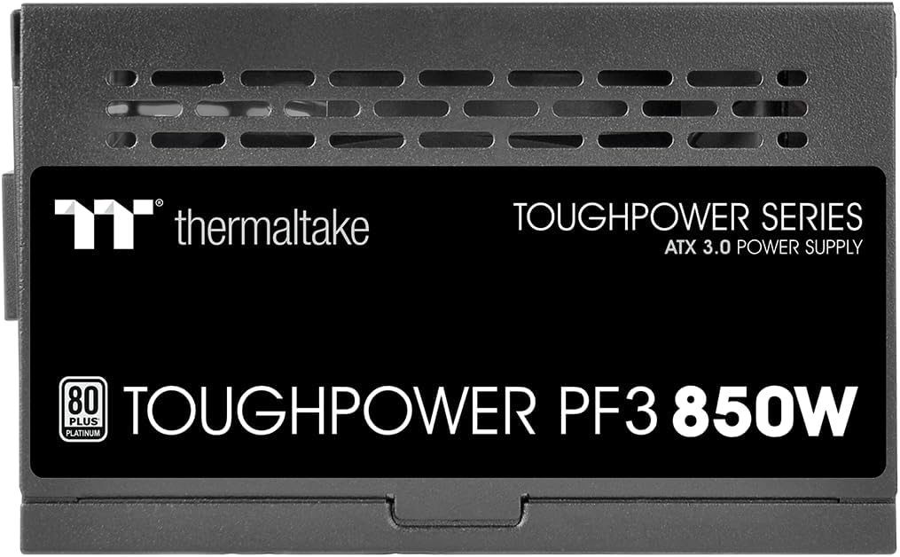 Thermaltake Toughpower PF3 850W Gen 5 | ATX 3.0 | PCIe Gen 5 ready | Smart Zero Fan | 80 Plus Platinum | Fully Modular