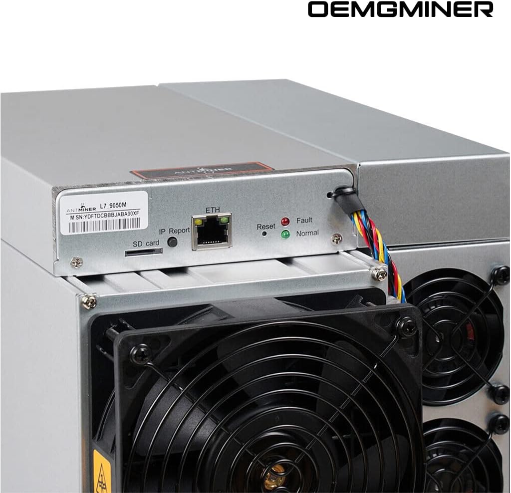 Ny Bitmain Antminer L7 9050M Doge Coin & Litecoin LTC mynt Asic Miner Crypto Mining Machine Bulit-in PSU-frakt av OEMGMINER