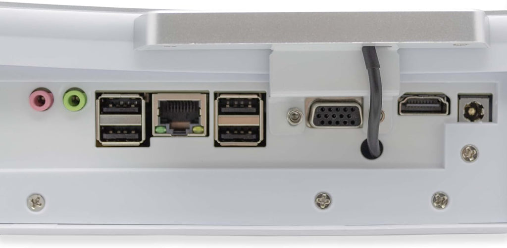 SIMPLETEK All in One AiO 27 tum FHD böjd Windows 11 Pro Core i7 upp 3,6 GHz 16 GB SSD 2 TB RAM SSD 2 TB trådlöst tangentbord inklusive integrerad webbkamera PC Gaming Curved Streaming Hem Arbete Dator