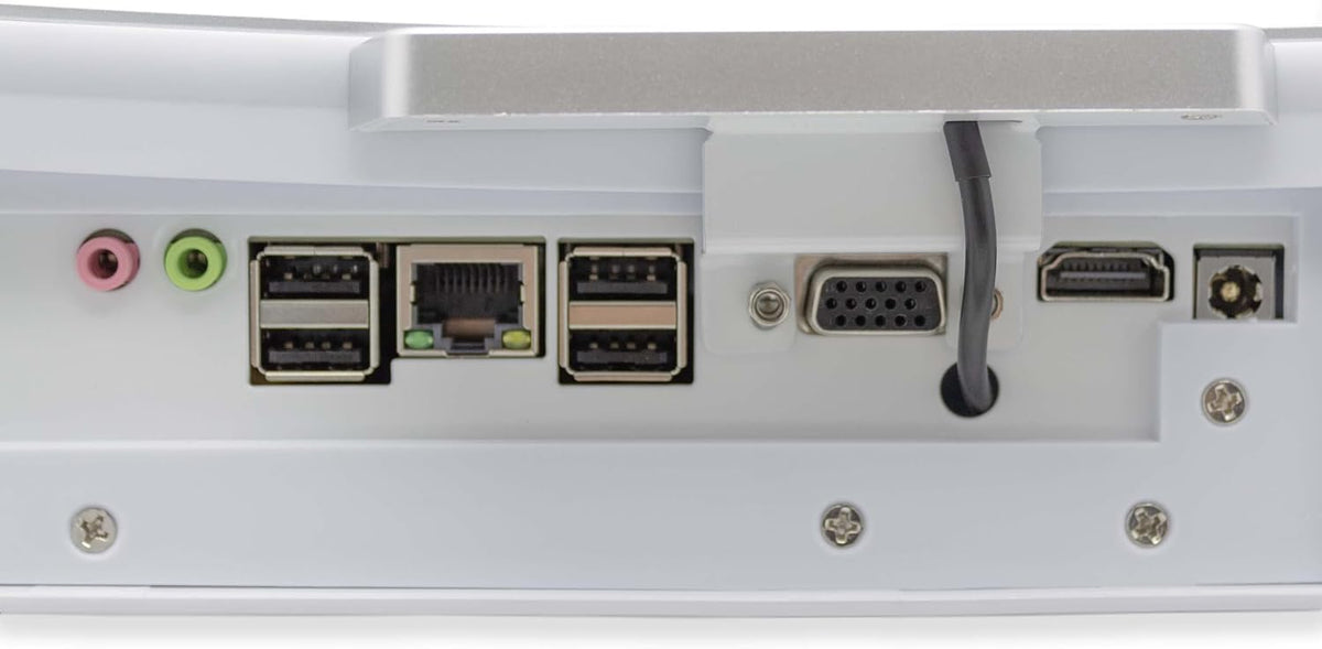 SIMPLETEK All in One AiO 27 tum FHD böjd Windows 11 Pro Core i7 upp 3,6 GHz 16 GB SSD 2 TB RAM SSD 2 TB trådlöst tangentbord inklusive integrerad webbkamera PC Gaming Curved Streaming Hem Arbete Dator