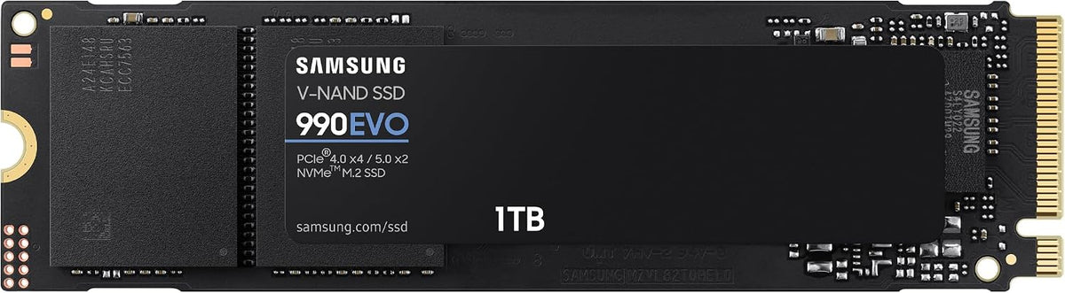 Samsung 990 PRO Heatsink NVMe M.2 SSD, 2 TB, MZ-V9P2T0CW