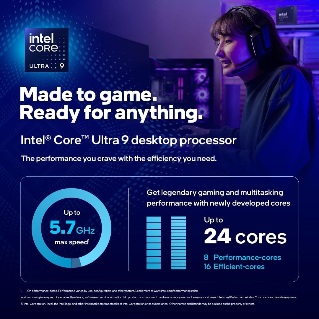 CPU Intel Core Ultra 9 285K / LGA1851 / Box 24 Cores / 24 Threads / 36M Cache / FC-LGA4