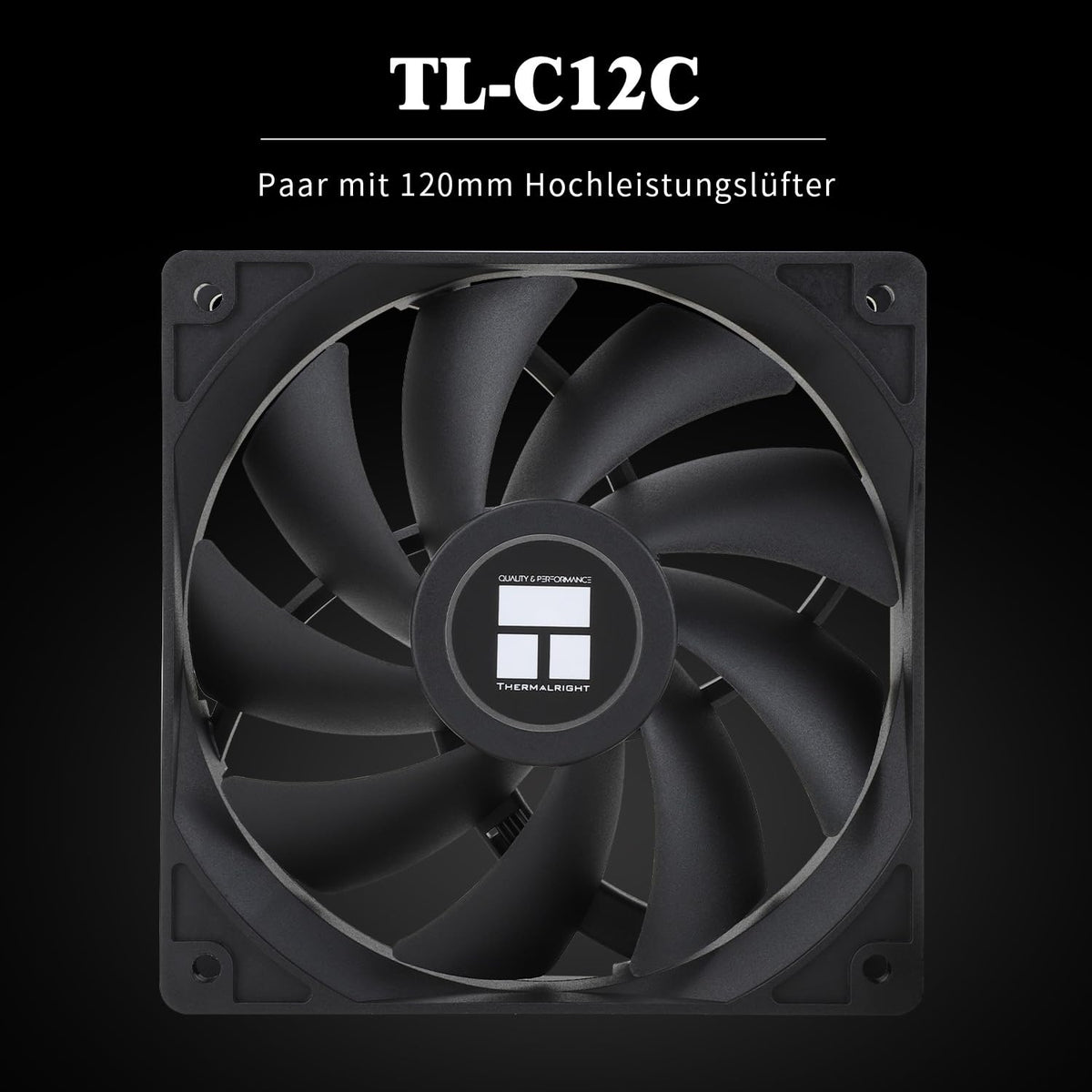 Thermalright Assassin X 120 SE CPU-luftkylare, AX120 SE, 4 Heatpipes, TL-C12C PWM tyst fläkt CPU-kylare med S-FDB-lager, för AMD AM4/AM5 Intel 1700/1150/1151/1200