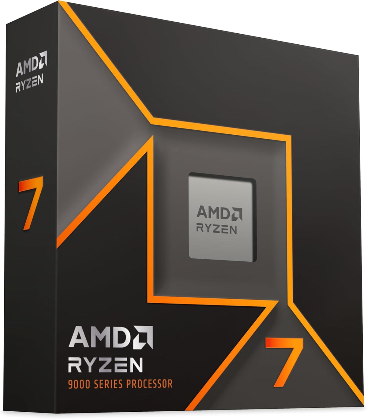 AMD Ryzen 7 9700X (8 kärnor/16 trådar, 65W TDP, AM5-socket, 40MB cache, upp till 5,5 GHz max boost, ingen kylare)