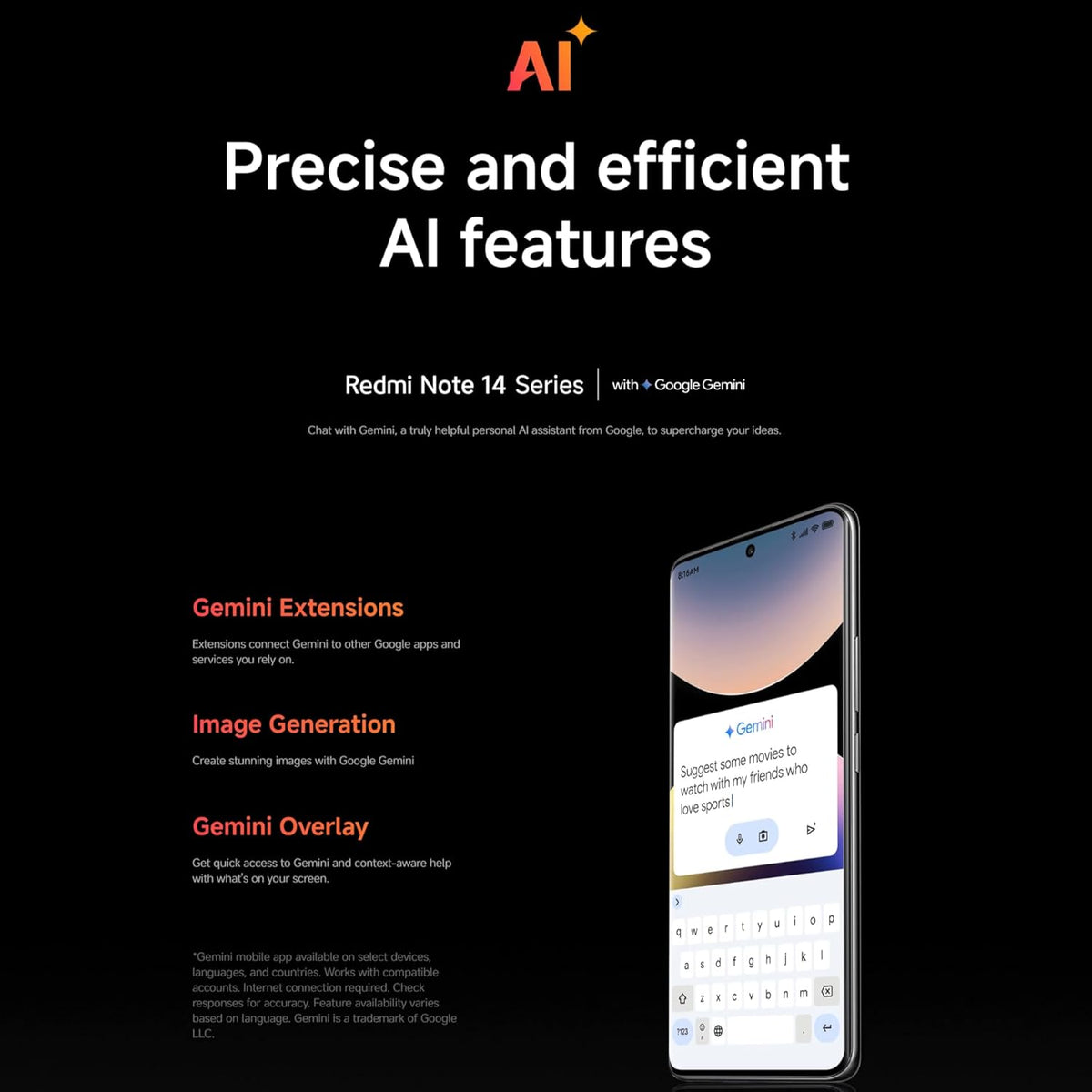 Xiaomi Redmi Note 14 5G Smartphone, 8+256 GB, lila, 108 MP AI-kamerasystem, 5 500 mAh batteri, 120 Hz ögonvårdsdisplay, AI-funktioner (laddare ingår inte)