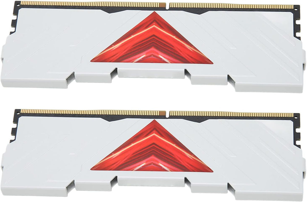 SUNGOOYUE 8GB DDR4 RAM 3200MHz Desktop Memory Module, 2x8GB Kit med Aluminiumfodral för Speldator, CL18 22 22 42, 1,35V (Svart)