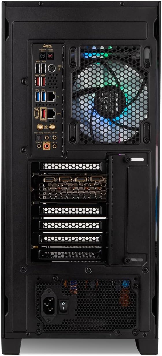 NOX XTREME PRODUCTS Hummer Galaxy - Datorchassi, Ramlöst Härdat Glas, 4x 120mm PWM Fläktar, Plats för 10 Fläktar, USB-C och USB 3.0, ARGB Hub Controller, ATX/M-ATX/ITX, Svart
