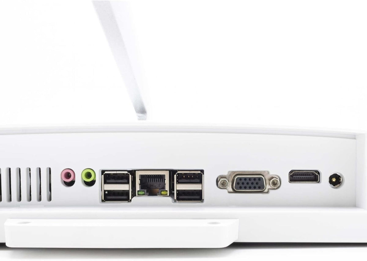 SIMPLETEK PC All in One Core i5 upp till 3,20 GHz, 4 GB SSD RAM 120 GB Windows 10 Pro | 24 tum FHD-skärm integrerad webbkamera WiFi BT LAN HDMI | fast dator för hemmakontor i skolan