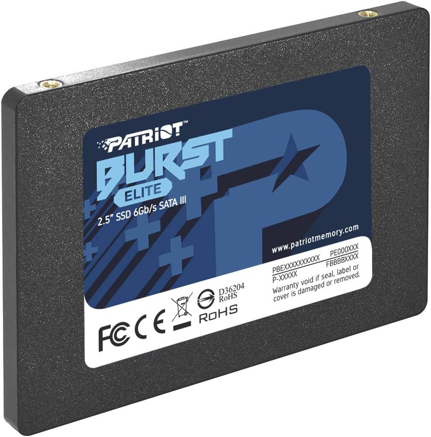 Patriot Burst Elite SATA 3 480 GB SSD 2,5 tum Solid State Drive