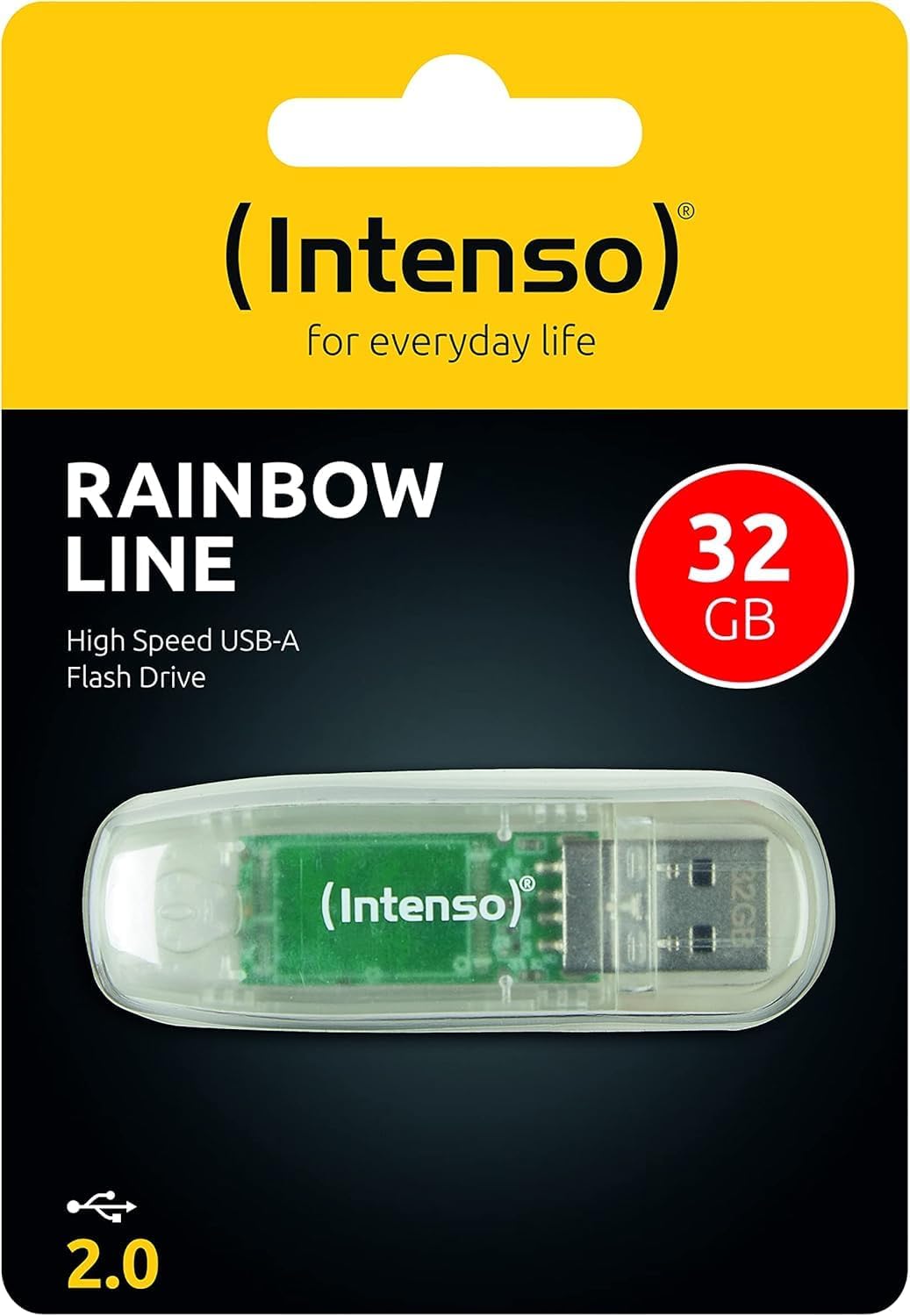 Intenso Rainbow Line 8 GB USB-minne USB 2.0 grön