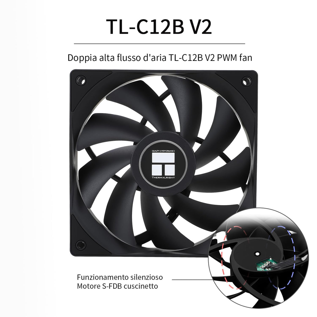 TR Phantom Spirit 120SE CPU-kylare, 7 värmerör, dubbel fläkt TL-C12B V2 PWM, AGHP Technilogy 4.0, för AMD AM4 AM5/Intel 1700/1150/1151/1200