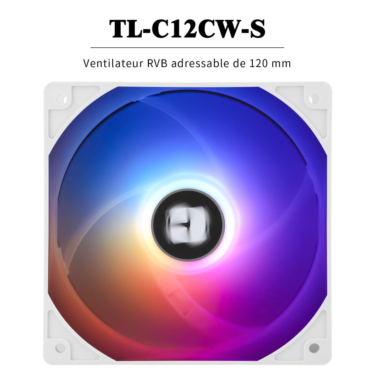 TR AssassinX120 SE vit ARGB CPU-luftkylare, 4 värmerör, TL-C12CW-S PWM Quiet Fan CPU-kylare med S-FDB-lager, för AMD AM4 AM5/Intel 1700/1150/1151/1200, PC-kylare