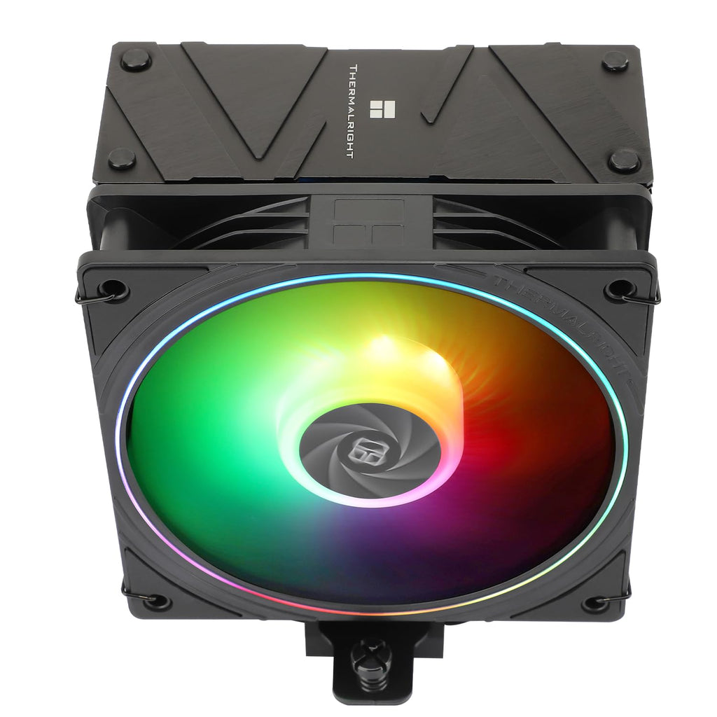 Thermalright Assassin Spirit 120 EVO ARGB AGHP PWN 4:e generationens CPU-kylare tyst CPU-kylare kompatibel med AM4/AM5/Intel Iga 1700/1851/1150/1151/1200, svart