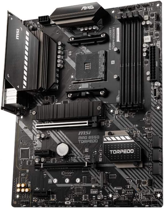 MSI MPG B550 Gaming Plus (ATX AMD AM4 DDR4 M.2 USB 3.2 Gen 2 HDMI ATX Gaming Moderkort AMD Ryzen™ 5000-processorer