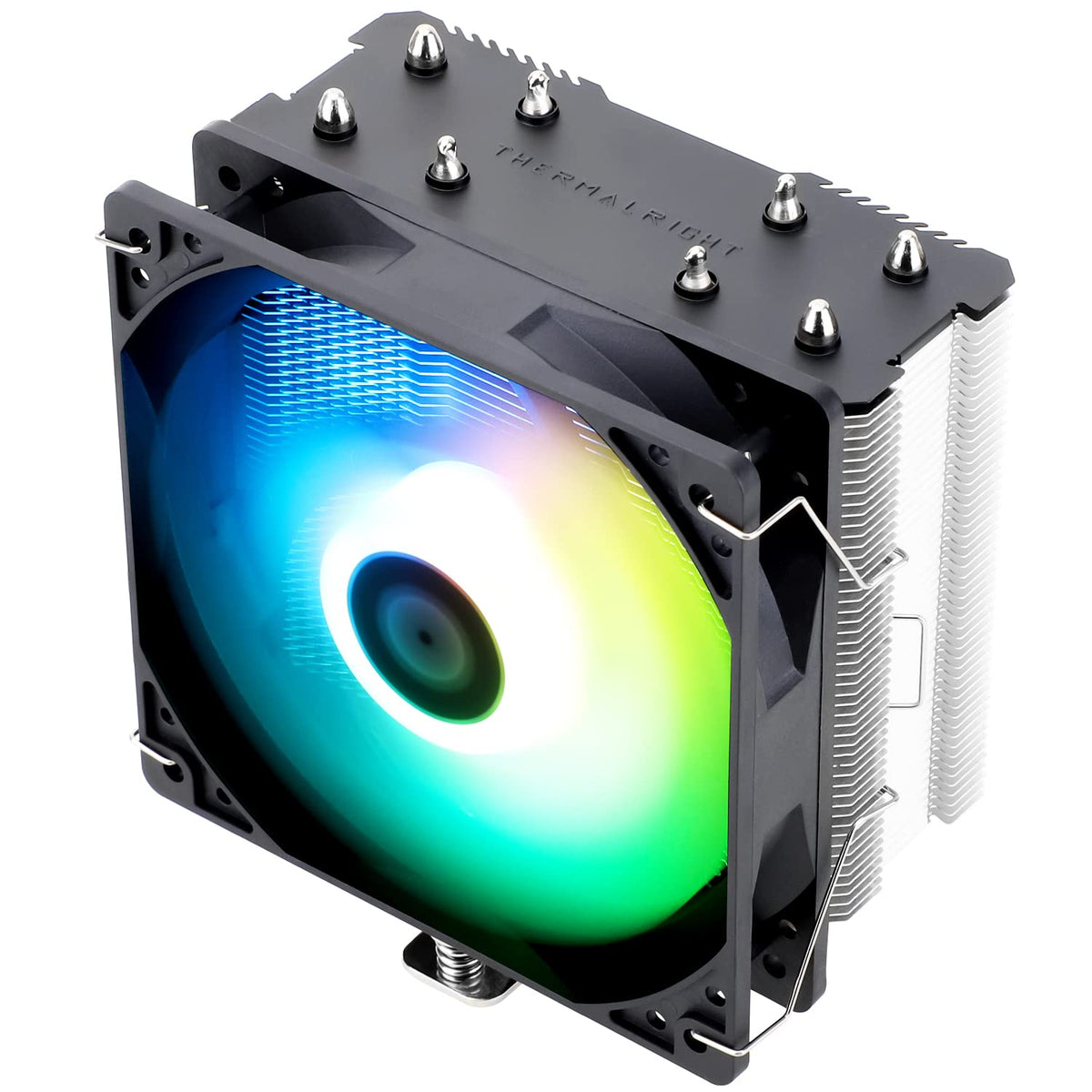 TR AssassinX120 SE vit ARGB CPU-luftkylare, 4 värmerör, TL-C12CW-S PWM Quiet Fan CPU-kylare med S-FDB-lager, för AMD AM4 AM5/Intel 1700/1150/1151/1200, PC-kylare