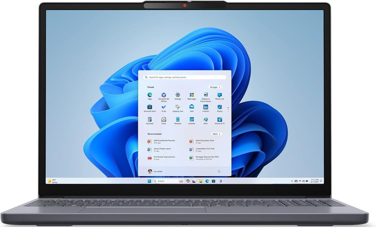 Lenovo Laptop 82XJ000WMX IdeaPad Slim 3 Chromebook - 15,6" FHD (1920x1080) | MediaTek Kompanio 520 | RAM 4GB | 128GB eMMC | ChromeOS | Nordiskt tangentbord - Arctic Grey