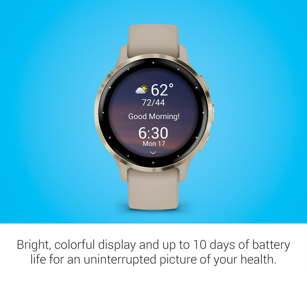 Garmin Venu® 3S, Premium Fitness Smartwatch, 41mm, Dust Rose