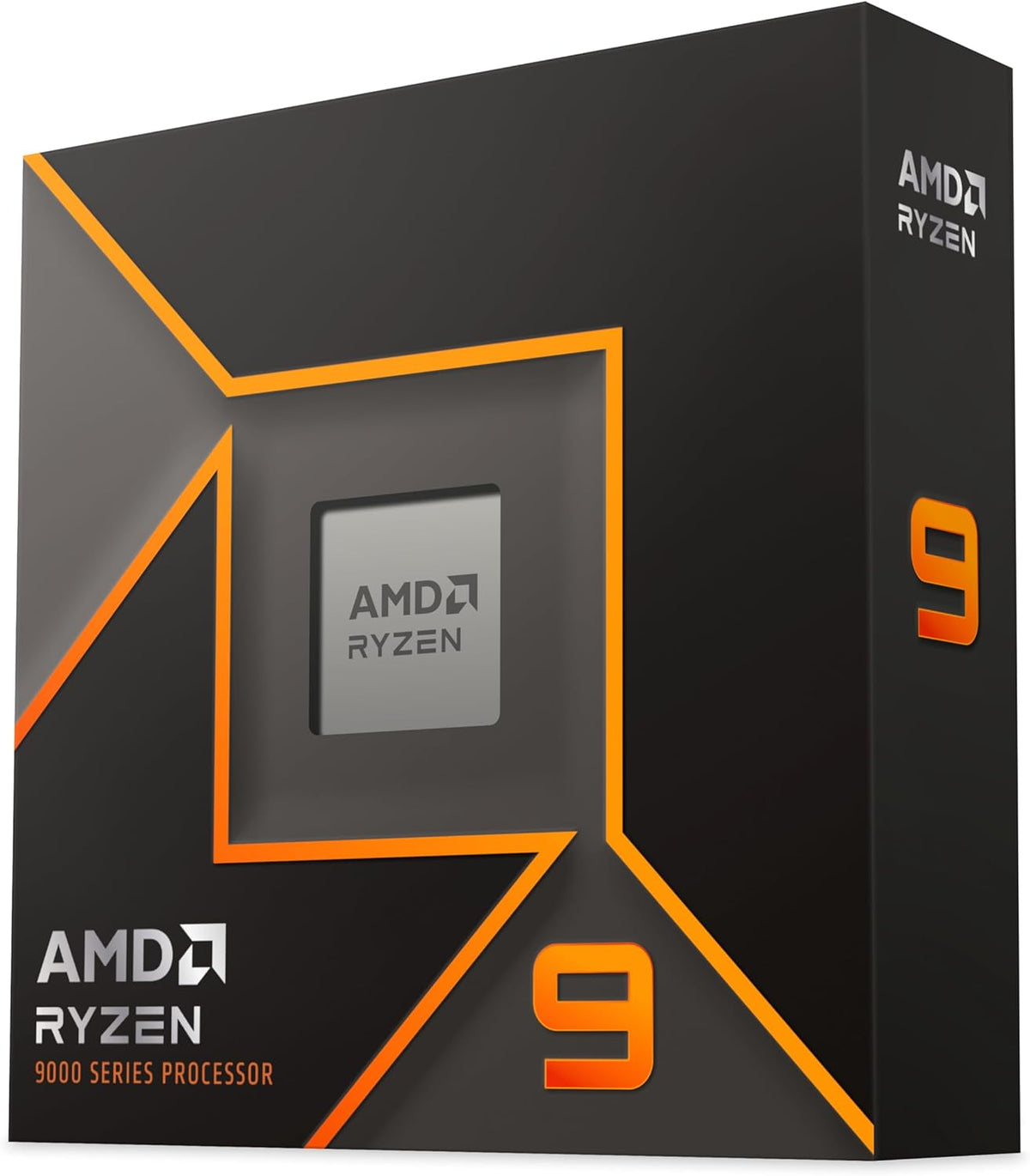 AMD Ryzen 9 9950X (16 kärnor/32 trådar, 170W TDP, AM5-socket, 80MB cache, upp till 5,7 GHz max boost, ingen kylare)