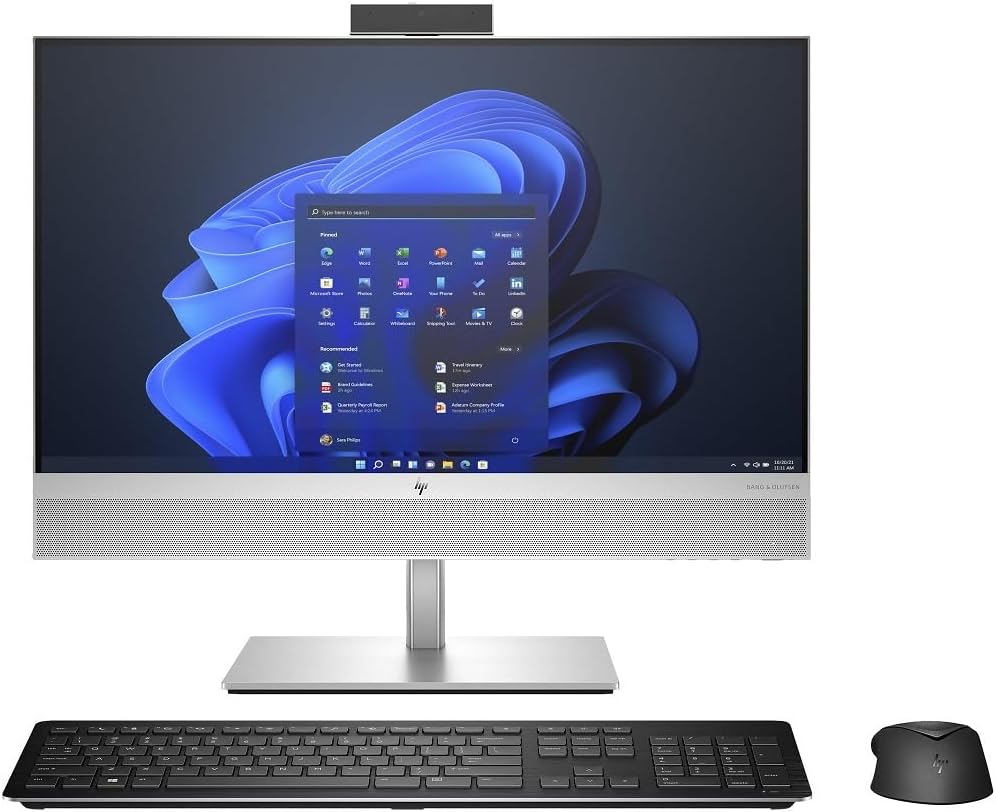 HP EliteOne 840 G9 - All-in-One (Komplettl?sung) - Core i7 i7-14700 / 2,1 GHz - RAM 32GB - SSD 1TB - NVMe - UHD Graphics 770 - 1GbE, Wi-Fi 6E, Bluetooth 5,3 - WLAN: 802,11a/b/g/n/ac/ax (Wi-Fi 6E), Bl