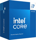 Intel Core i7-14700F 5,4 GHz LGA1700 Box – 16 kärnor / 24 trådar, 125W TDP, LGA1700-socket, 30 MB totalt cacheminne, upp till 5,4 GHz boost, utan integrerad grafik och utan kylare.