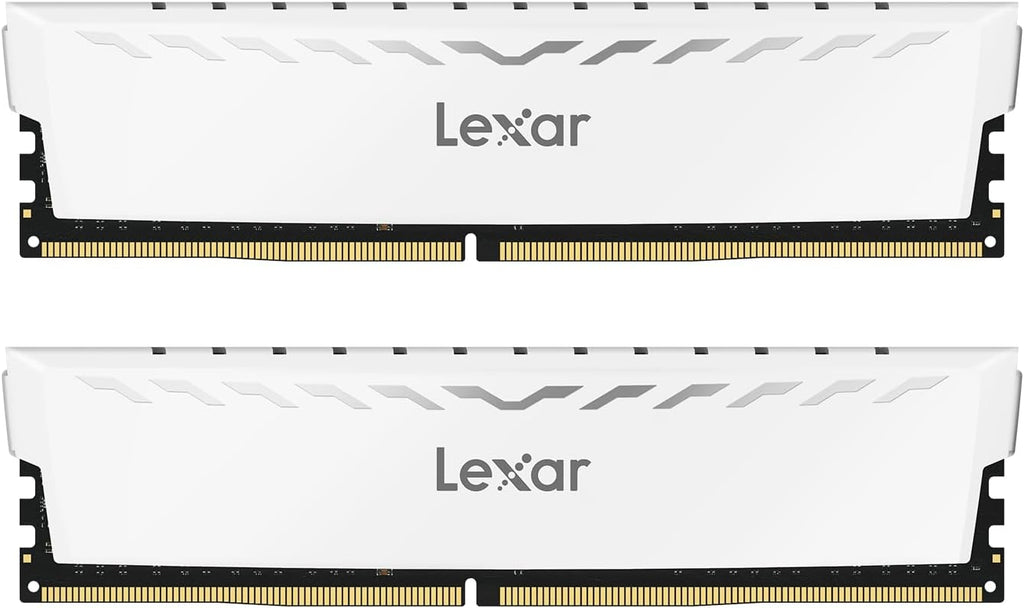 Lexar THOR DDR4 RAM 16GB kit 2x8GB 3 200 MHz, DRAM 288-Pin UDIMM Desktop Memory, XMP 2.0 Högpresterande Datorminne, CL16-18-18-38, 1.35V LD4BU008G-R3200GDXG, THOR 3200 MHz, 16GB Kit (2x8GB)