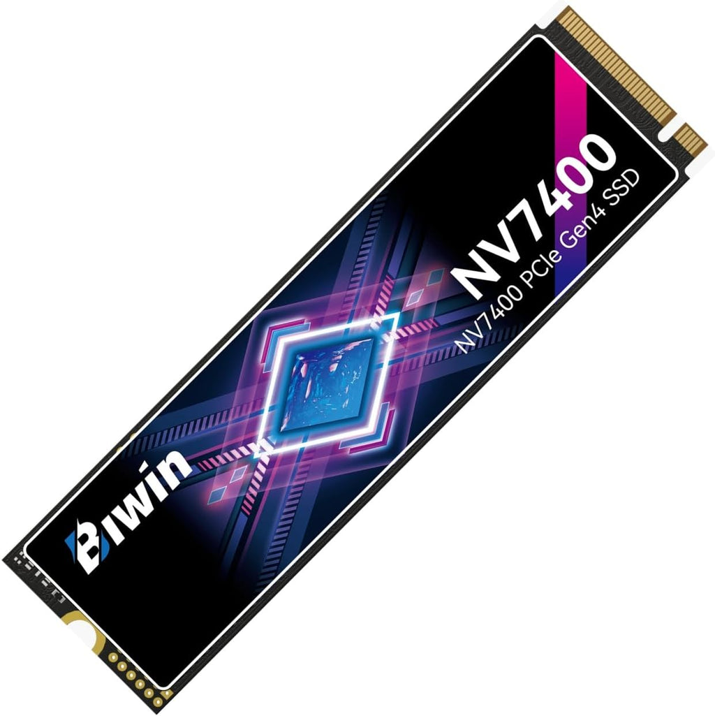 BIWIN Black Opal NV7400 512GB SSD, up to 7450MB/s Read Speed Gen4x4 NVMe M.2 2280, Internal PCIe 4.0 Solid State Drive for Gaming, PS5 Ready, Laptop and Desktop