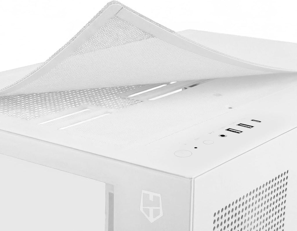 NOX XTREME PRODUCTS Hummer Galaxy - Datorchassi, Ramlöst Härdat Glas, 4x 120mm PWM Fläktar, Plats för 10 Fläktar, USB-C och USB 3.0, ARGB Hub Controller, ATX/M-ATX/ITX, Svart