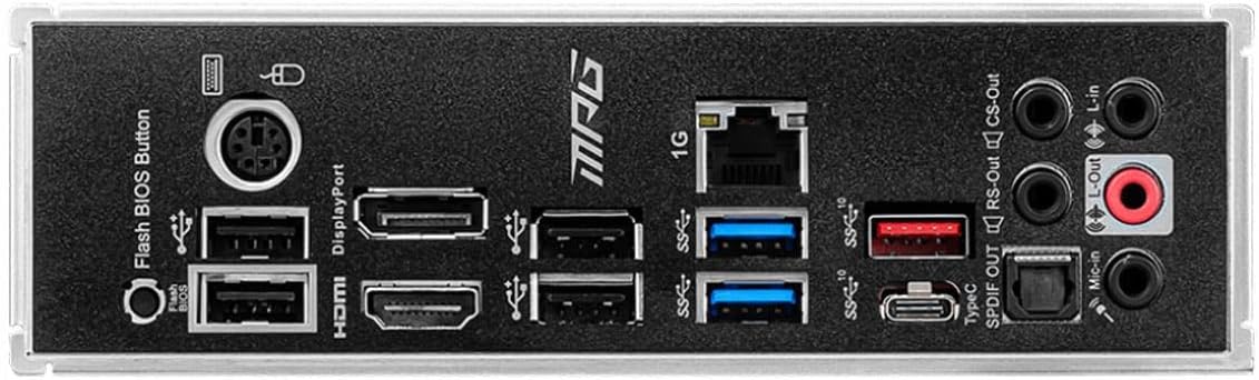 MSI MPG B550 Gaming Plus (ATX AMD AM4 DDR4 M.2 USB 3.2 Gen 2 HDMI ATX Gaming Moderkort AMD Ryzen™ 5000-processorer