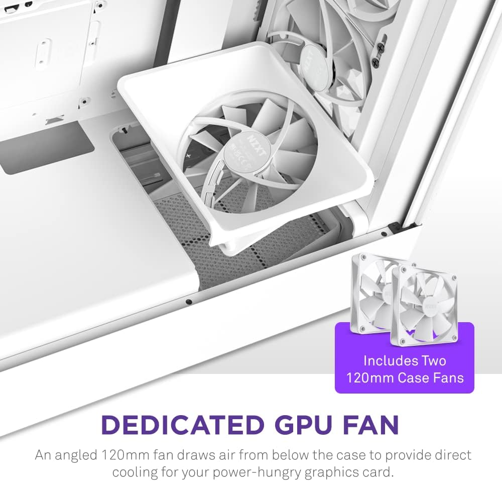 NZXT H5 Flow RGB - Kompakt Mid-Tower ATX PC-chassi - Svart
