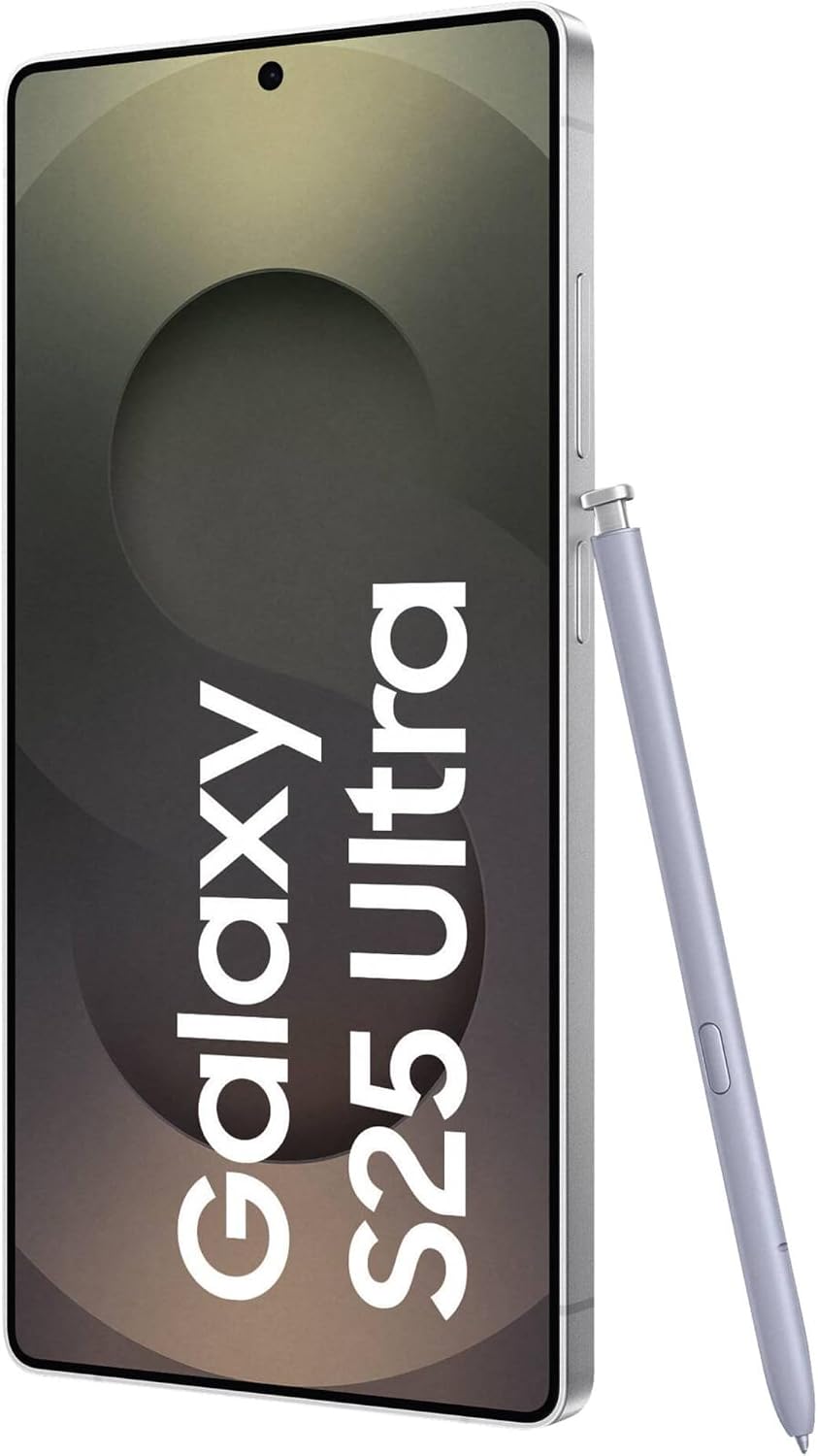 Samsung Galaxy S25 Ultra AI Smartphone med Galaxy AI, inget kontrakt, mobiltelefon med Android, 12 GB RAM, 256 GB minne, 200 MP-kamera, titan svart