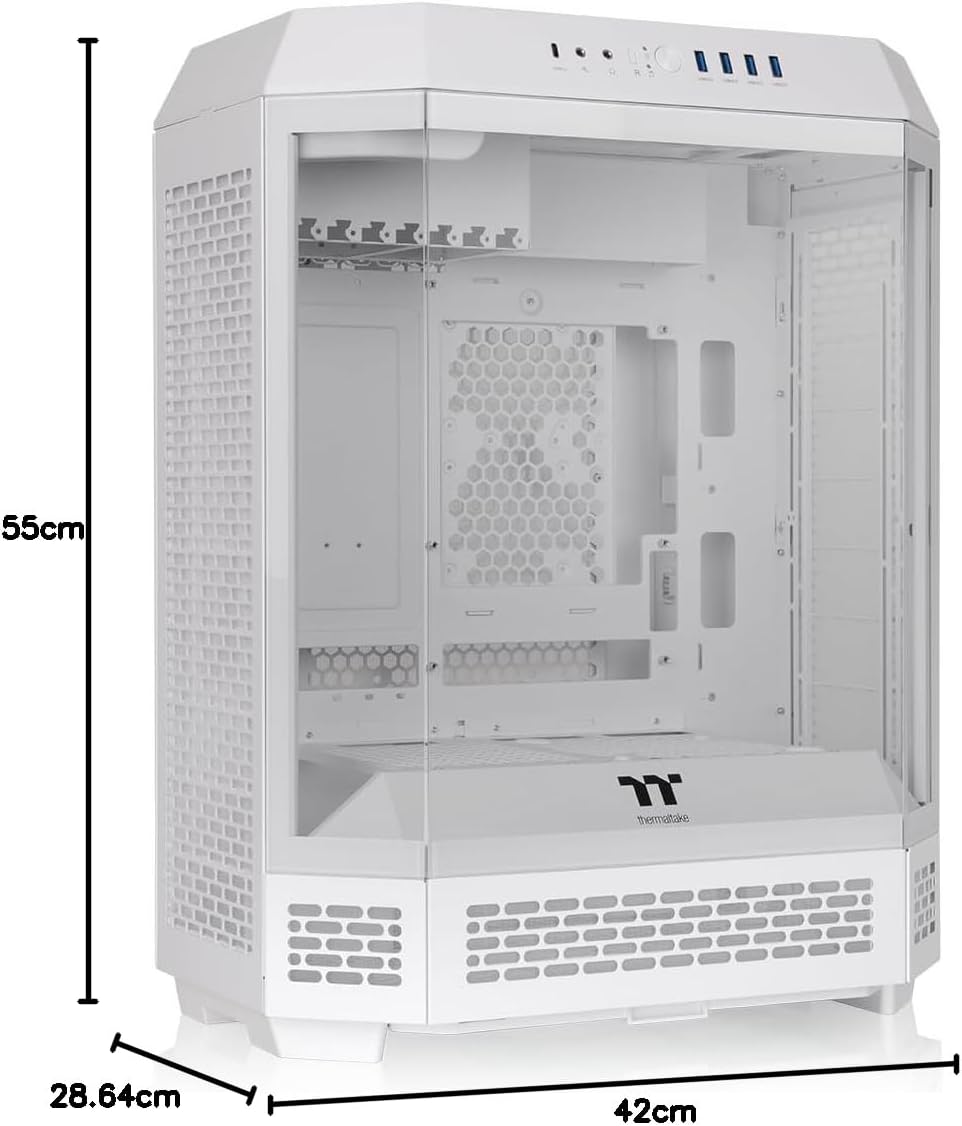 Thermaltake The Tower 600 Mid Tower Chassis | Hidden Connector | Gravel Sand
