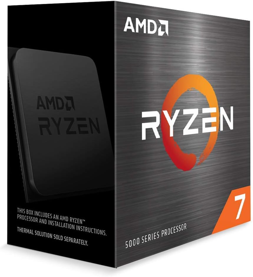 AMD Ryzen 9 5900X Processor, 3.7 GHz, Låda