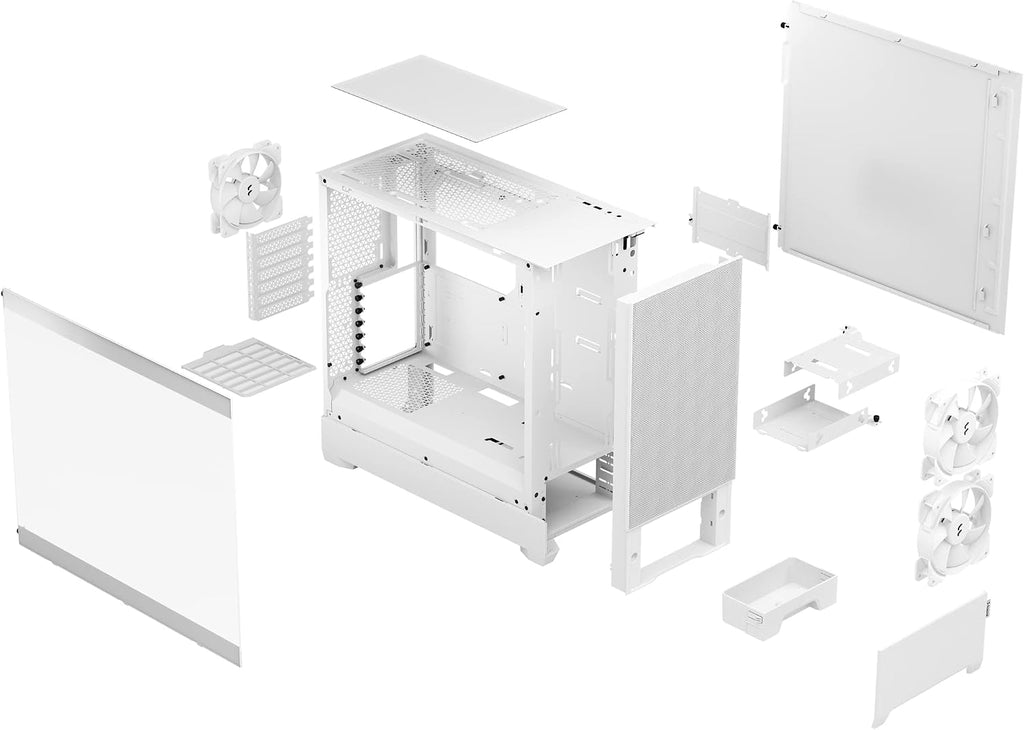 Fractal Design Pop Mini Silent FD-C-POS1M-01 Datorchassi, Svart, 432 x 215 x 393 mm