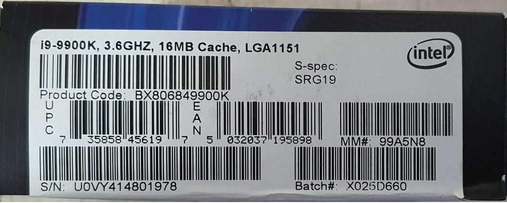 Intel Core i7-8700K processor (12 MB cache, upp till 6 kärnor, 3,70 GHz)