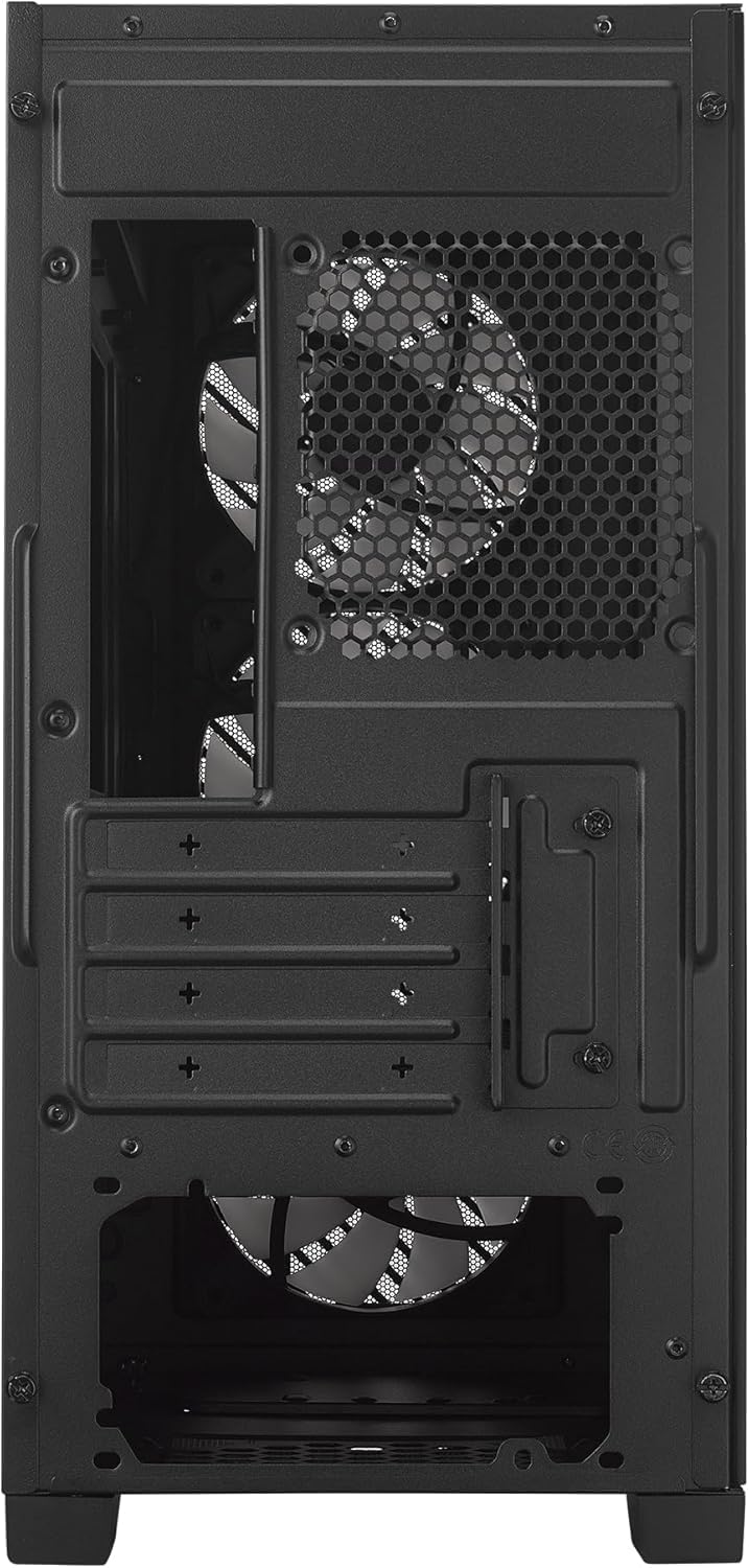Cooler Master Elite 302 Gaming Case med Glass Side, Micro ATX, 3x ARGB Fans, PSU Shroud, Intake Grill, USB-C, svart