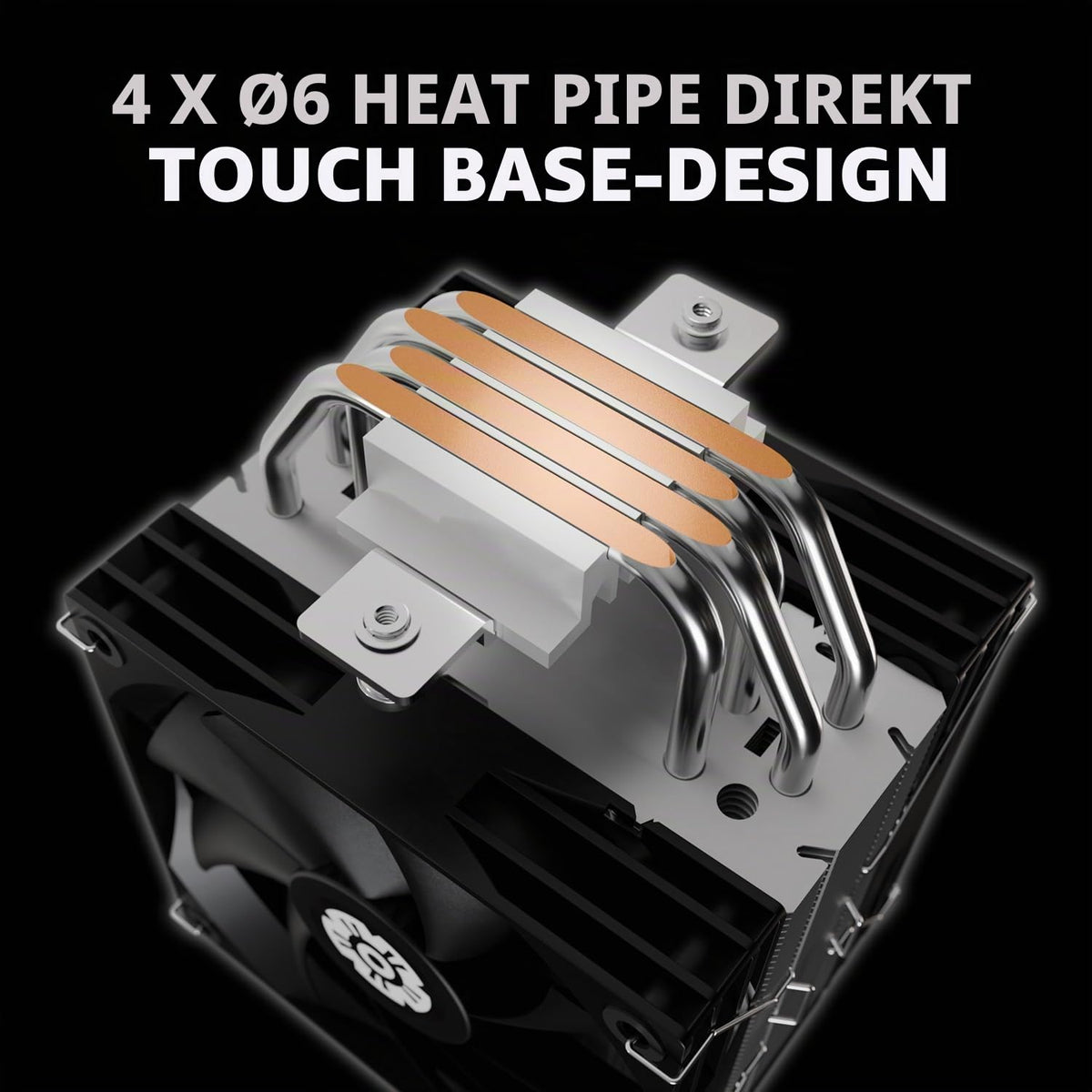 ENERMAX ETS-T41 CPU-kylare | 2 x 120 mm PWM-fläkt forward-omvänd bladdesign