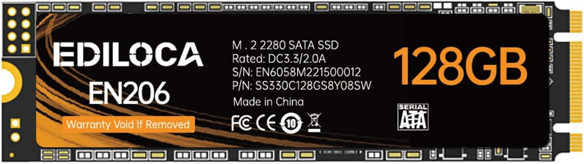 Ediloca EN206 128 GB M.2 SSD