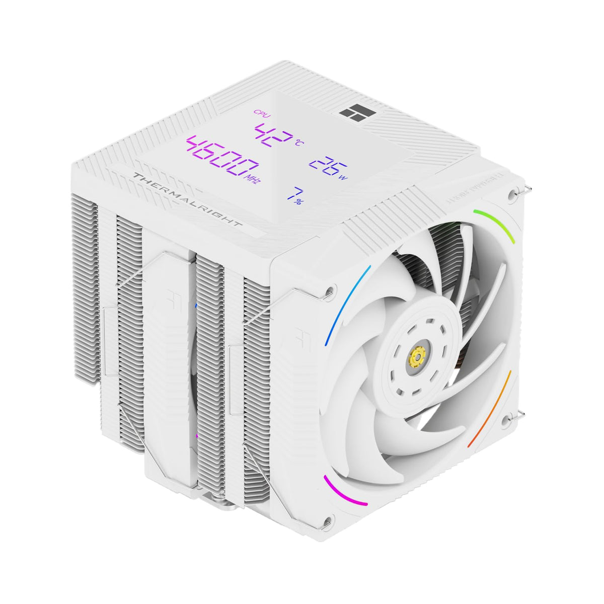 Thermalright TR Phantom Spirit 120SE ARGB CPU-kylare, 7 värmepipar CPU-kylare, Dubbel 120 mm TL-C12B-S V2 PWM-fläkt, AGHP 4.0 Teknologi, S-FDB-lager, för AMD AM4 AM5/Intel 1700/115X/1200/1851