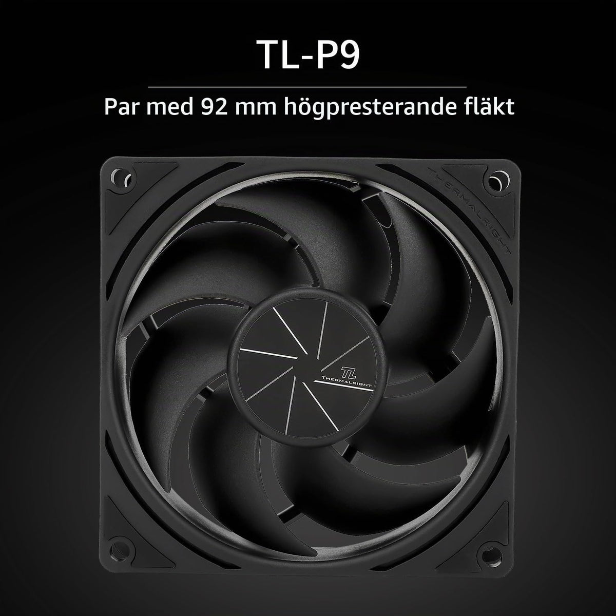 Thermalright Assassin X 90 SE ARGB CPU-luftkylare med 4 värmerör, TL-P9-S PWM ARGB-fläkt, datorkylfläns/processorkylare, AGHP 4.0-teknik, för AMD AM4 AM5/Intel LGA 1150/1151/1200/1700 (AX90 SE ARGB)