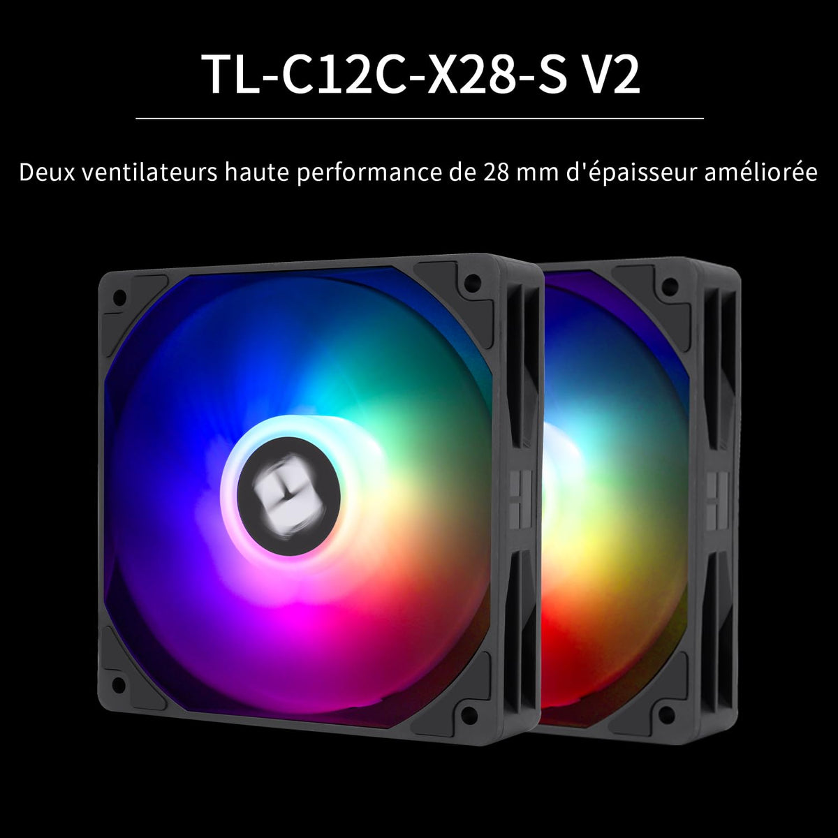 Thermalright Peerless Assassin 120 Vision ARGB svart CPU-kylare, PC-kylning med 6 värmerör, 2,8-tums magnetisk skärm (320 x 240 upplösning), för AMD AM4/AM5 och Intel LGA1700/1851