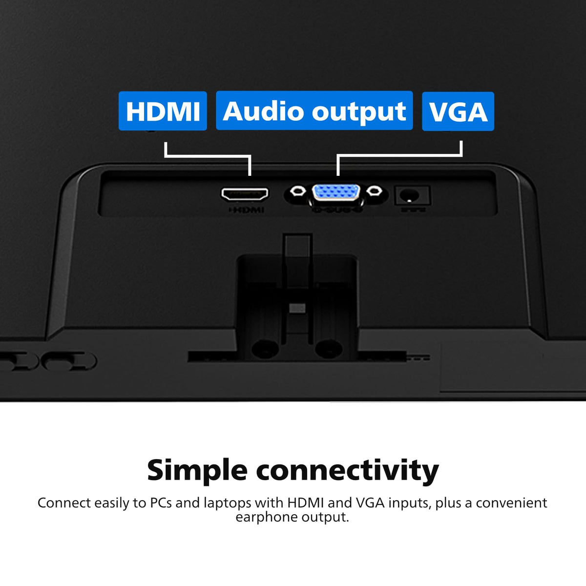 Philips 24 Inch Computer Monitor FHD 100Hz VA VESA Flicker-Free, 241V8LB