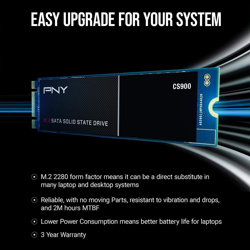 PNY CS900 500GB intern SSD SATA III 2.5"