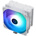 Thermalright Assassin X 120 SE vit CPU luftkylare, 4 värmerör, TL-C12CW-S PWM tyst fläkt CPU kylare med S-FDB-lager, för AMD AM4 AM5/Intel LGA1700/1150/1151/155/1156/1200