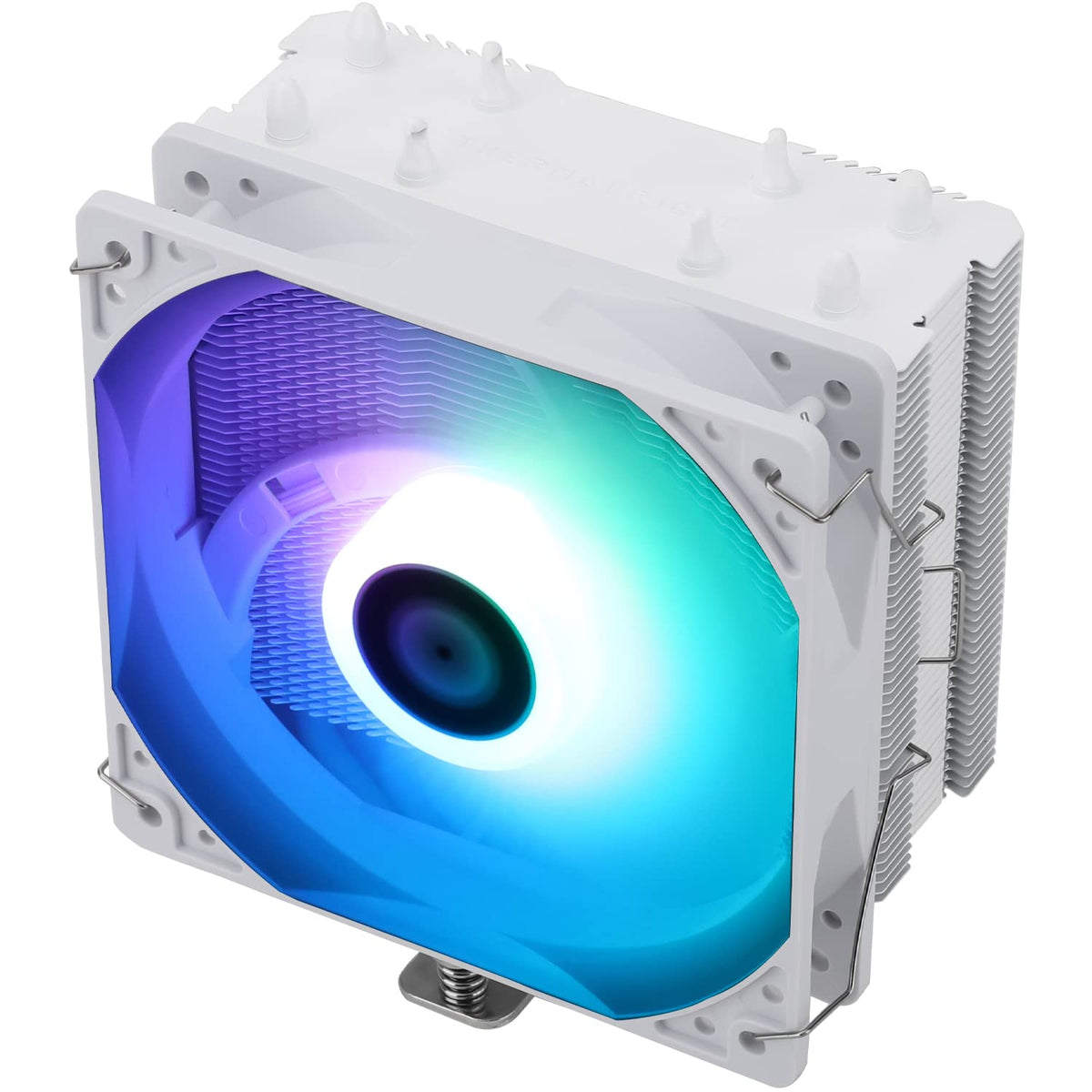 Thermalright Assassin X 120 SE vit CPU luftkylare, 4 värmerör, TL-C12CW-S PWM tyst fläkt CPU kylare med S-FDB-lager, för AMD AM4 AM5/Intel LGA1700/1150/1151/155/1156/1200