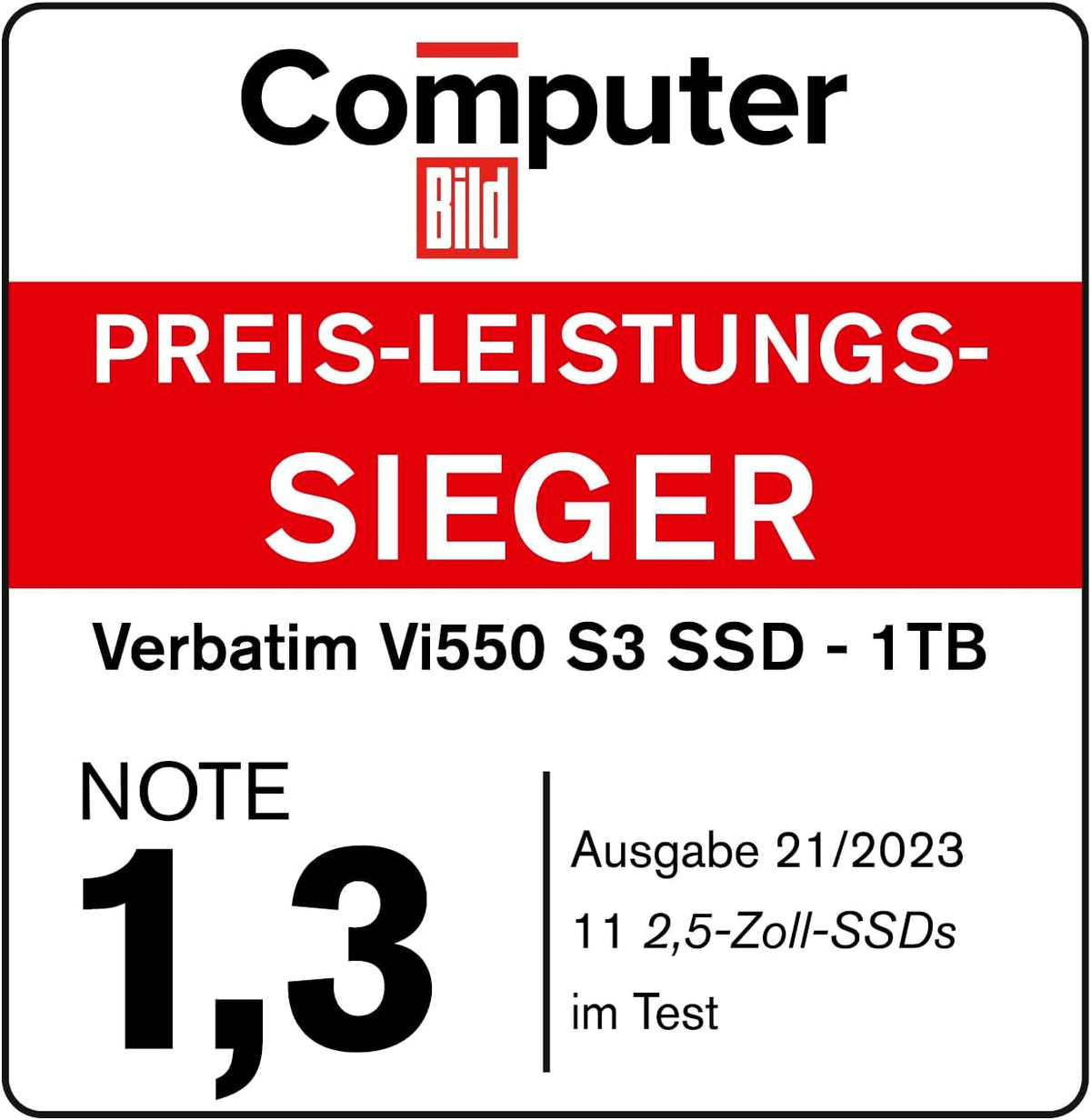 Verbatim Vi560 S3 SSD, intern SSD-enhet med 2 TB datalagring, Solid State Drive med SATA III M.2 2280 och 3D NAND-teknik, svart, perfekt för bärbar dator och Ultrabook