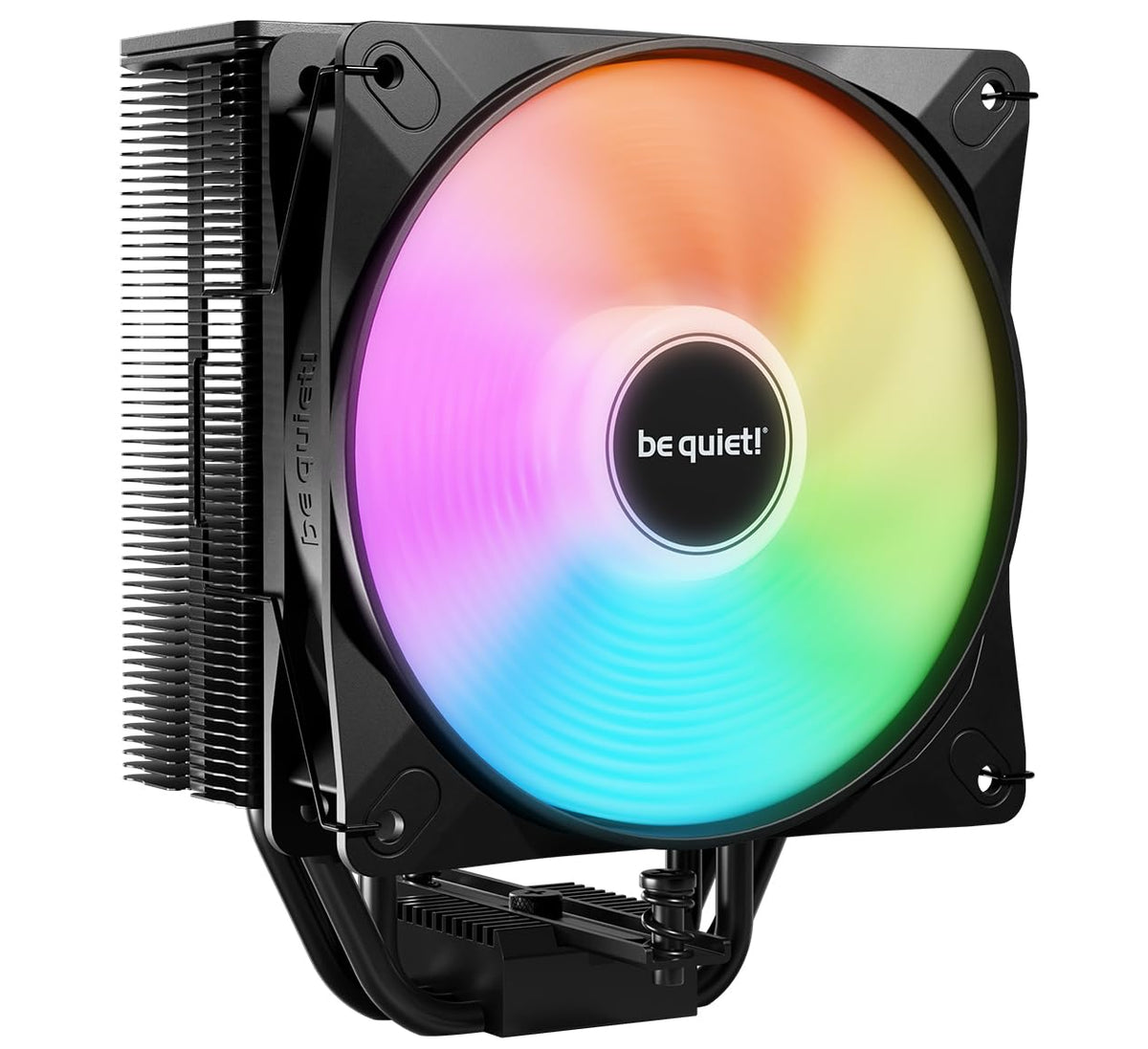 be quiet! Pure Rock 3 Black luftkylare, mycket hög kylprestanda, 4 högpresterande heatpipes med HDT-teknik, optimerad Pure Wings 3 120 mm PWM-fläkt, förinstallerad monteringsbrygga
