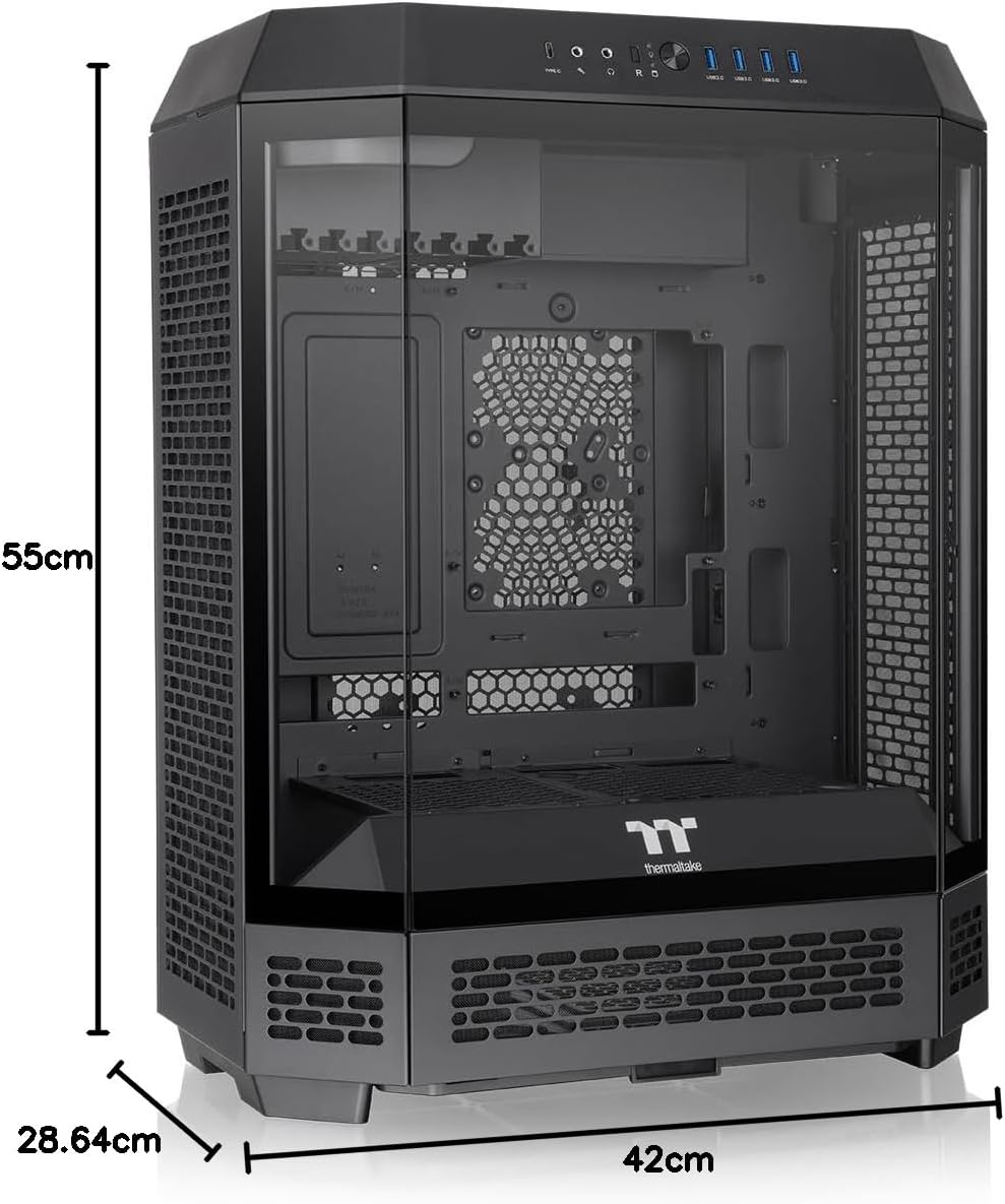 Thermaltake The Tower 600 Mid Tower Chassis | Hidden Connector | Gravel Sand