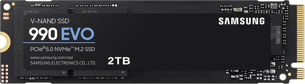 Samsung 990 PRO Heatsink NVMe M.2 SSD, 2 TB, MZ-V9P2T0CW