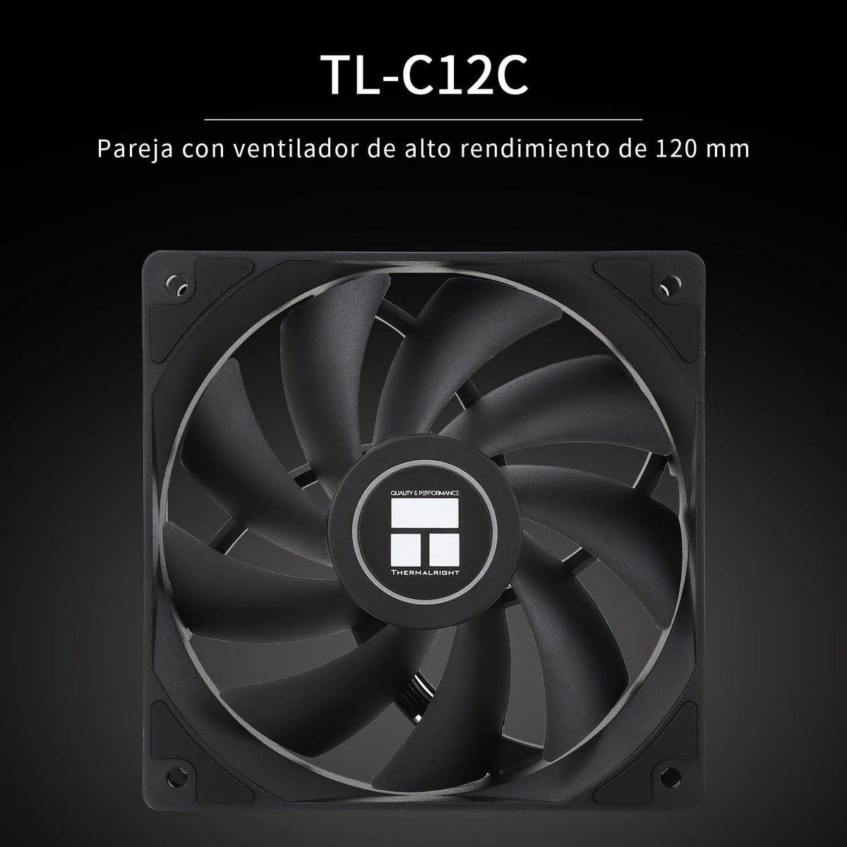 TR Peerless Assassin 120 SE svart, 6 värmerör, 2 x 155 mm, hög kylning PWM TL-C12C för AM4/AM5 och Intel LGA 1851/1700/1150/1151/1200 (svart, PA120SE)