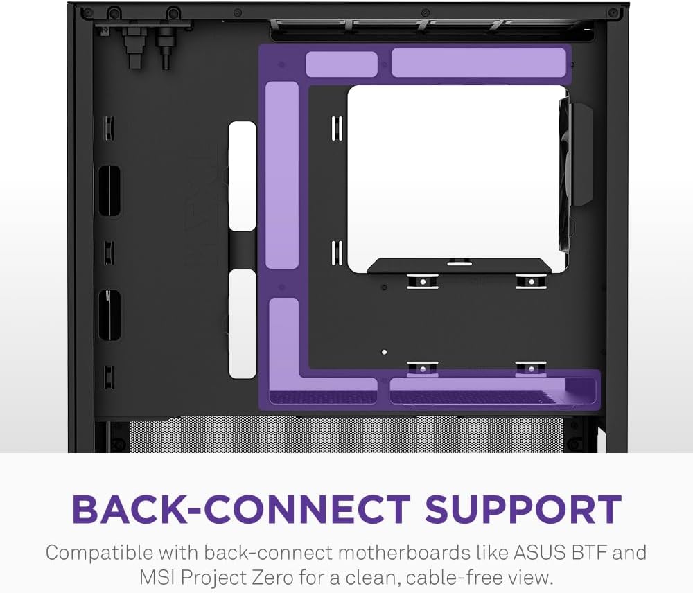 NZXT H3 Flow - Micro-ATX Airflow PC-chassi - Svart